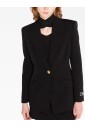 veste-informelle-en-laine-stretch-noire