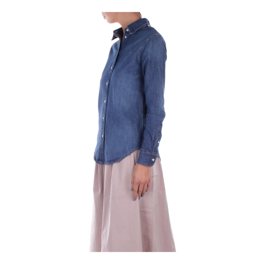 Ralph Lauren Overhemden Blue Dames