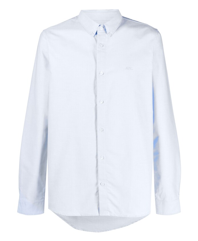 clear-blue-shirt-with-buttoned-collar