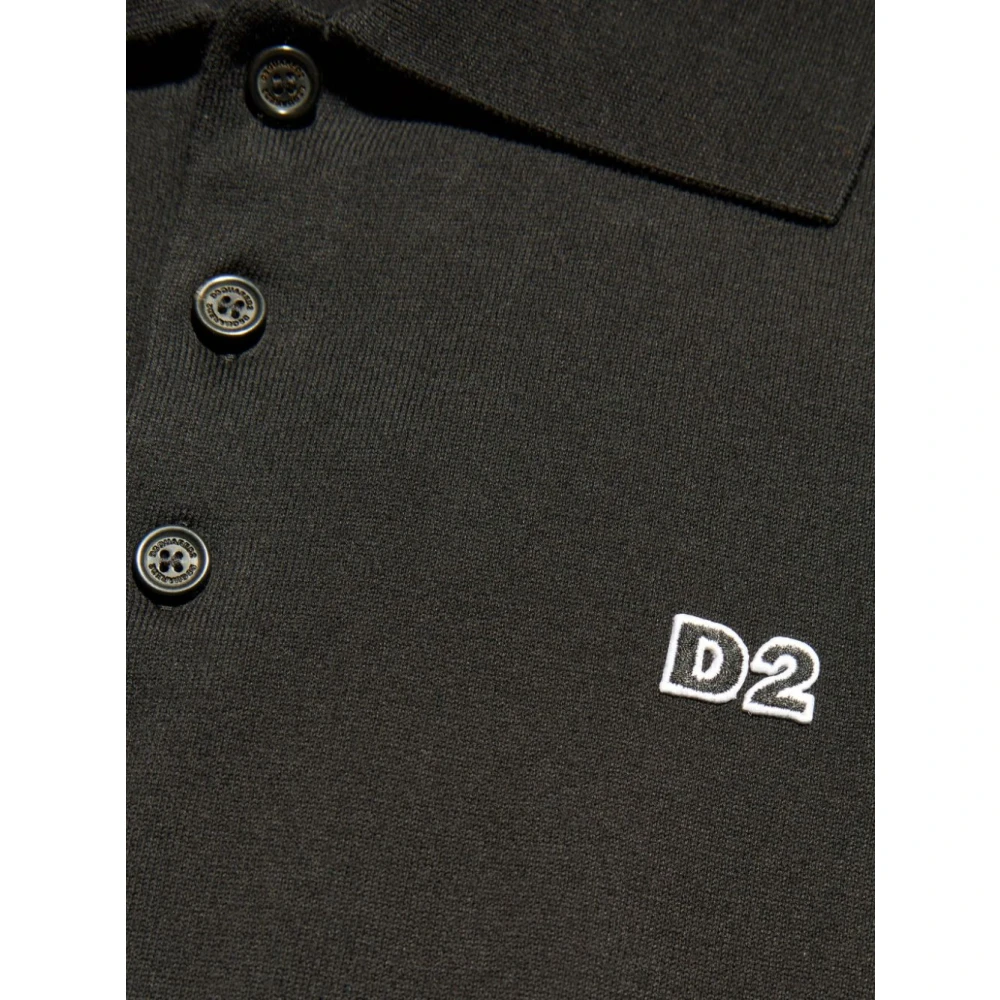 Dsquared2 Stijlvolle Pullover Sweater Black Heren