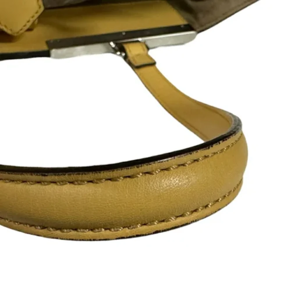 Fendi Vintage Pre-owned Leather fendi-bags Yellow Dames