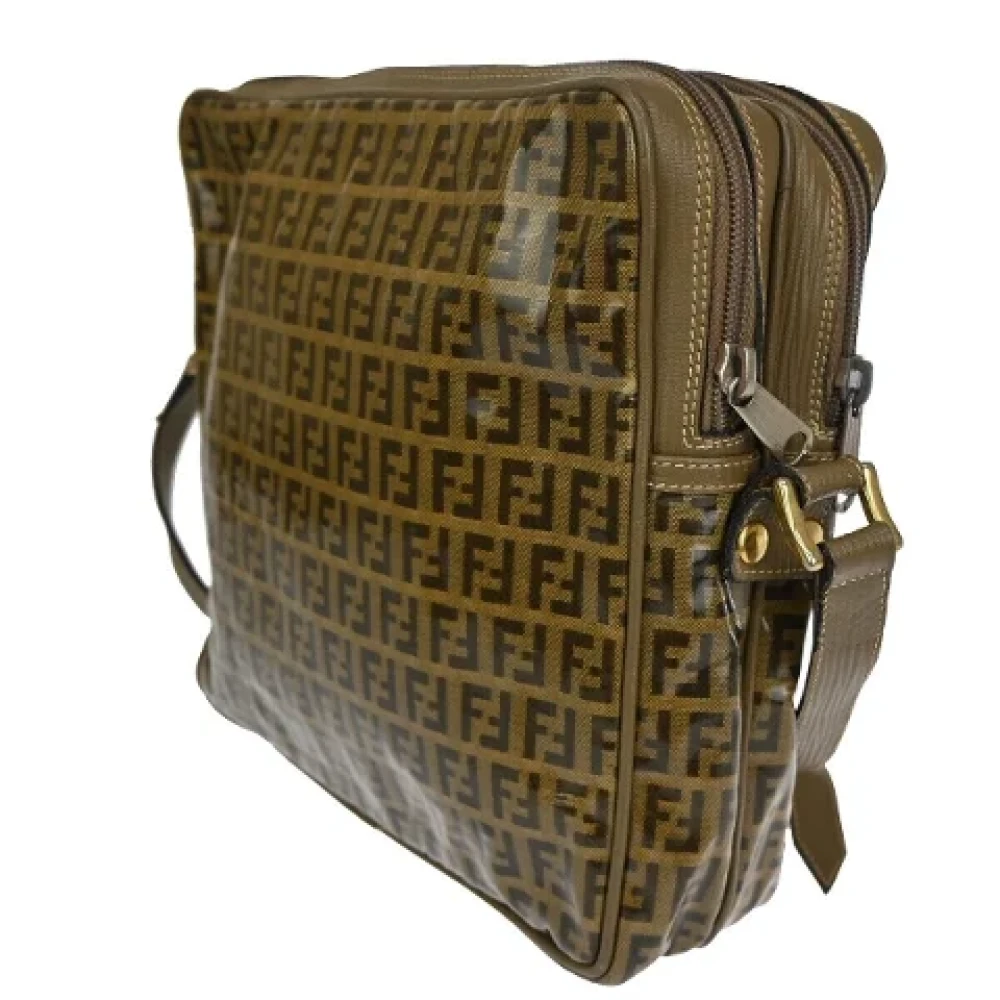 Fendi Vintage Pre-owned Leather fendi-bags Brown Dames