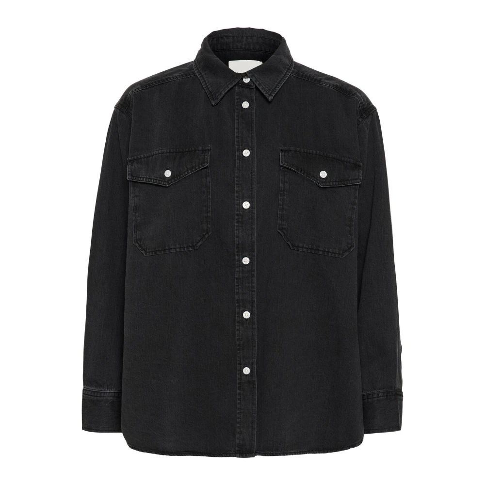 Part Two Black Denim Washed Jeans - Female - Shirts - 2XS - Blouses & Shirts