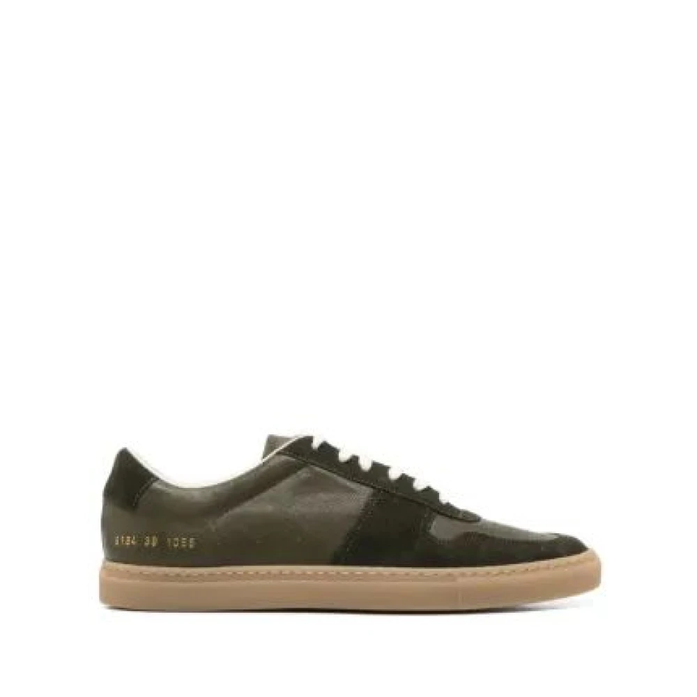 Common Projects Groene Sneakers met Geperforeerde Neus