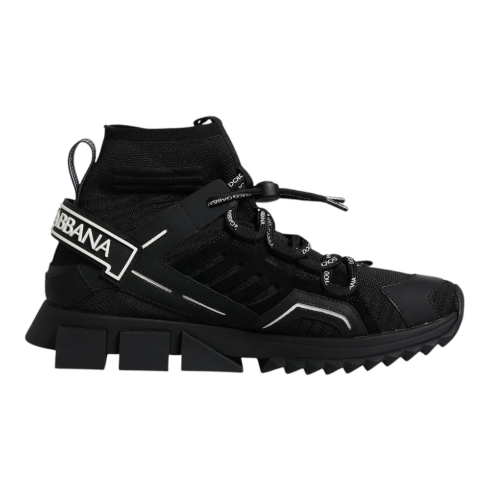 Dolce & Gabbana Herren Schwarz Schuhe, K, 42 Eugröße: