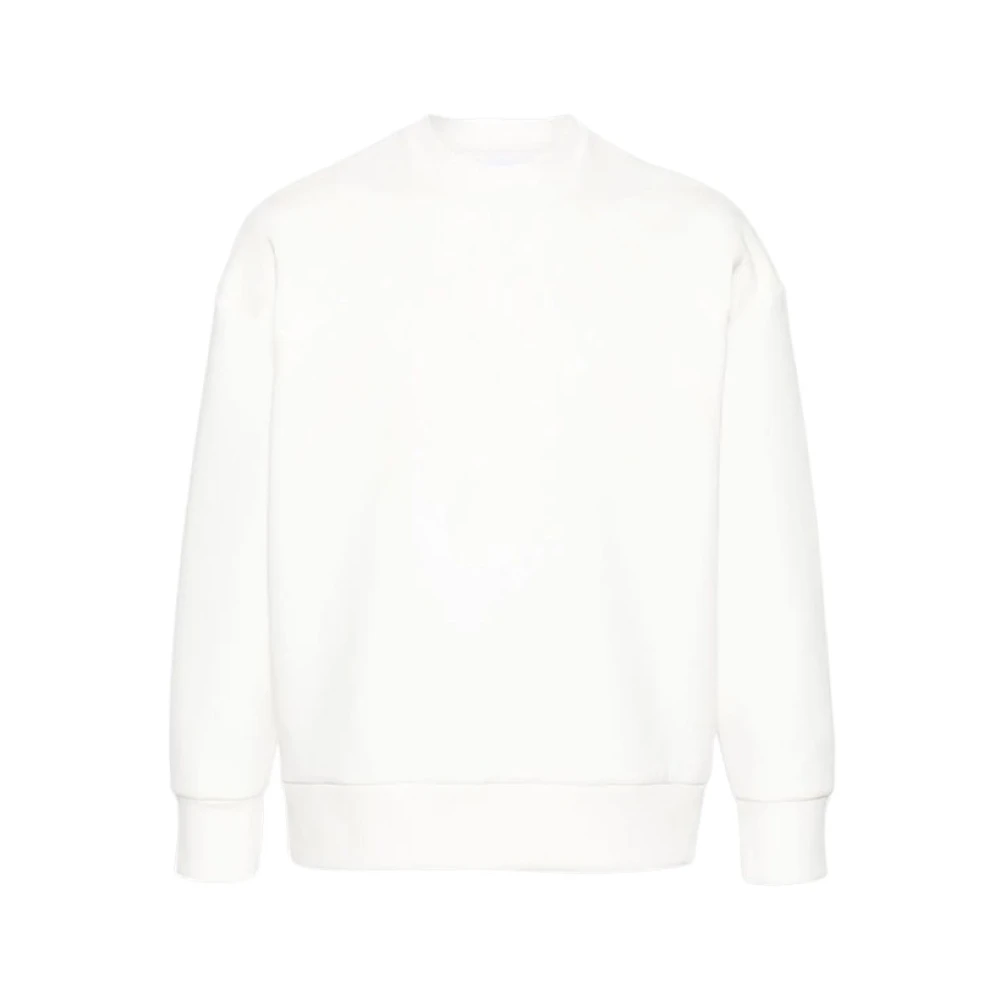 Neil Barrett Men's White Thunderbolt Sweatshirt - Sweatshirts - M - Sweatshirts & Hoodies