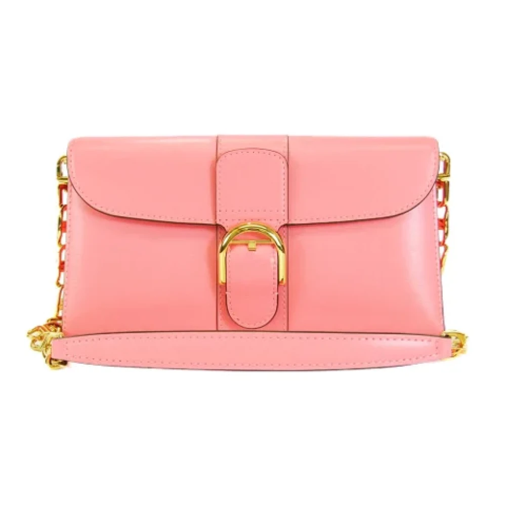 Delvaux Pre-owned Leather wallets Pink Dames