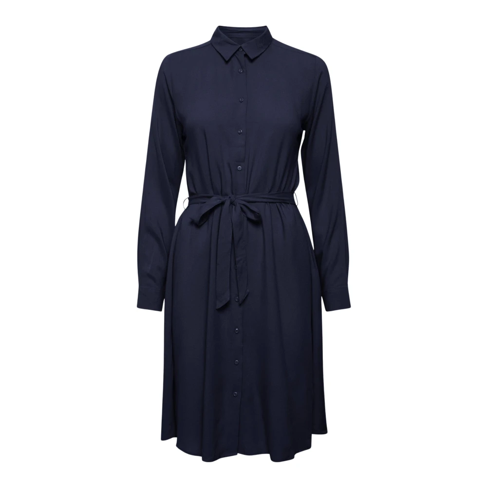 Ichi Damen Blau Kleid Main - Bild 2