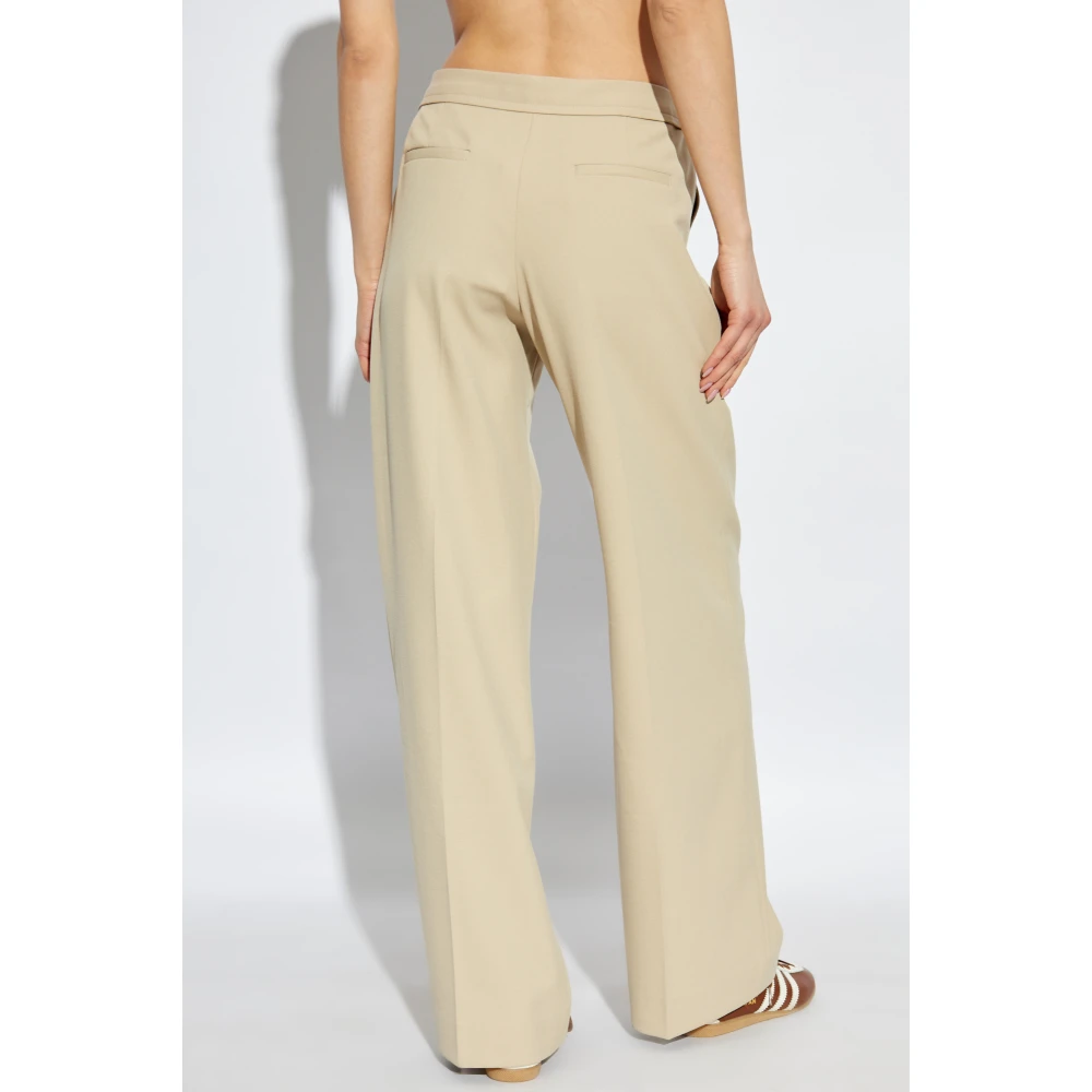 Samsøe Trousers Sahay Beige Dames