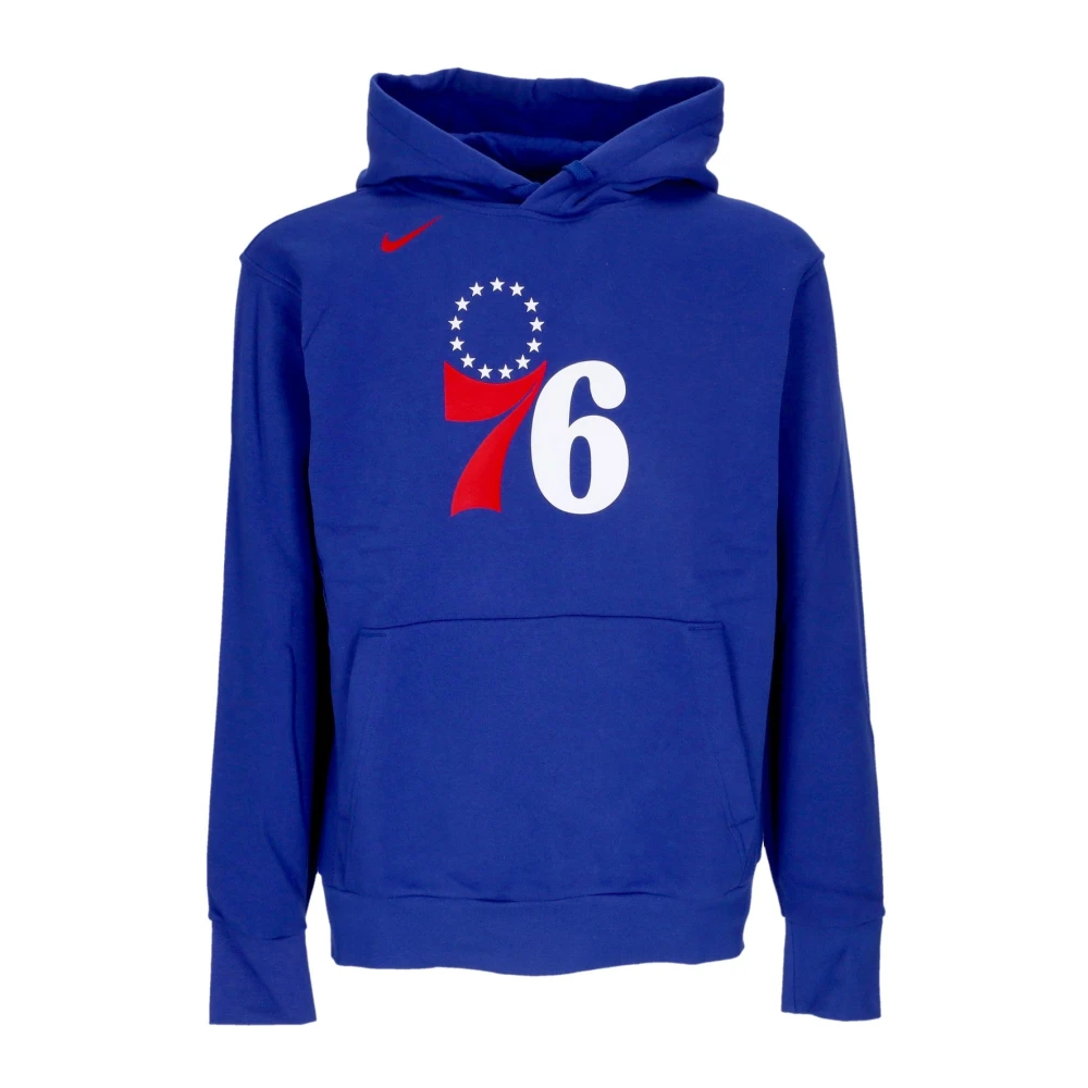 Nike Philadelphia 76ers Hoody Essential Blå Blue, Herr