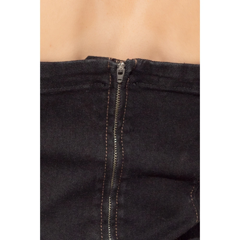 Gestuz Jeans top Tubinazg Black Dames