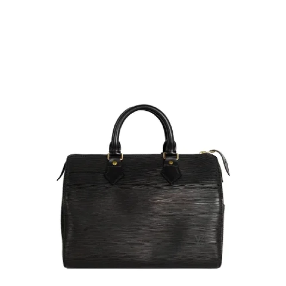 Louis Vuitton Vintage Pre-owned Leather handbags Black Dames