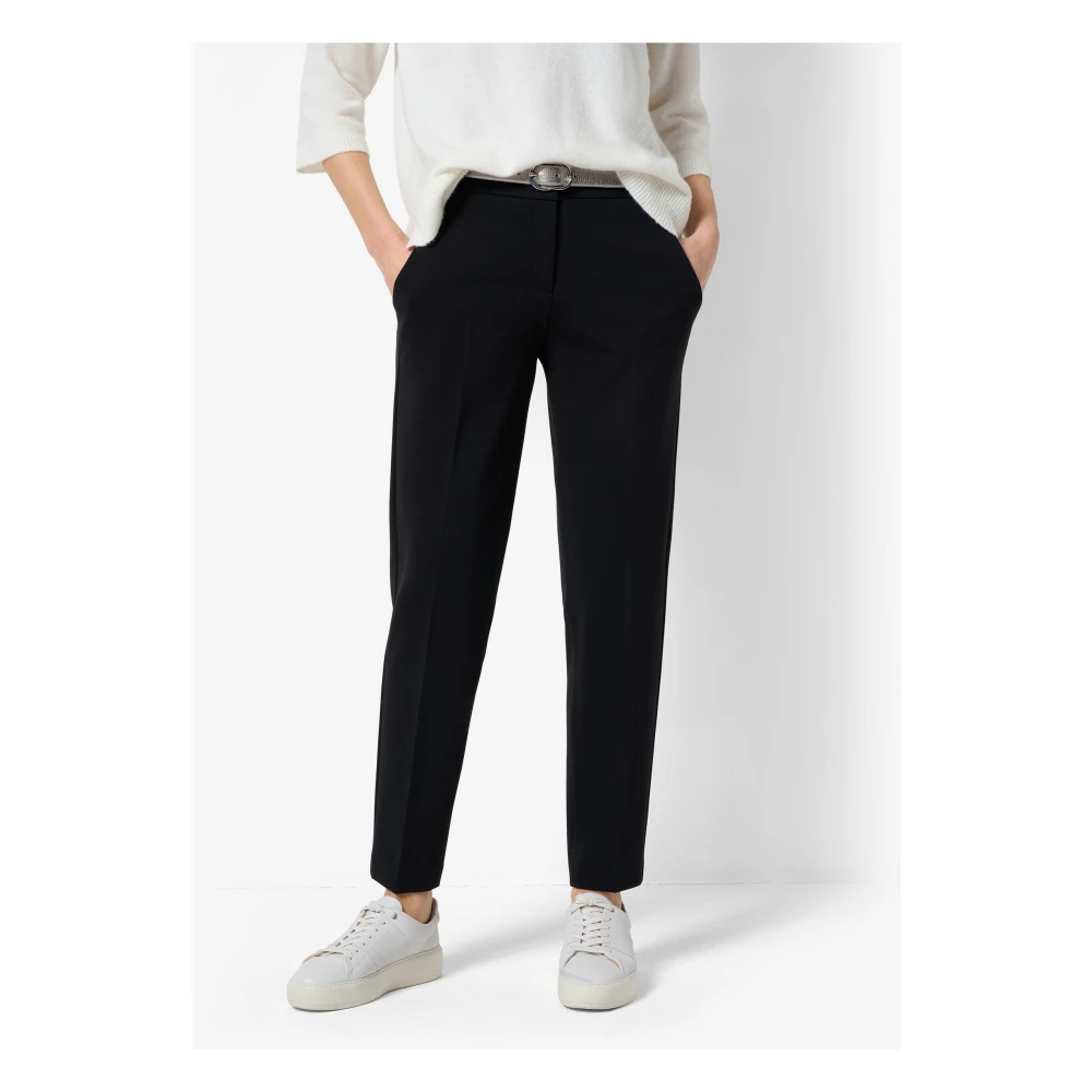 BRAX Maron S Slim-Fit Jersey Broek Black Dames