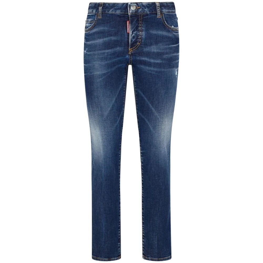 Dsquared2 Donkerblauwe Slim Fit Jeans Blue Dames