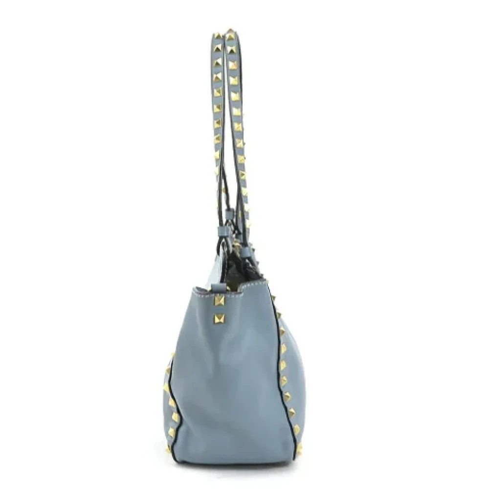 Valentino Vintage Pre-owned Fabric handbags Blue Dames