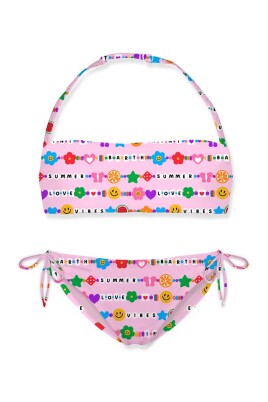 elastic-bandeau-bikini-set