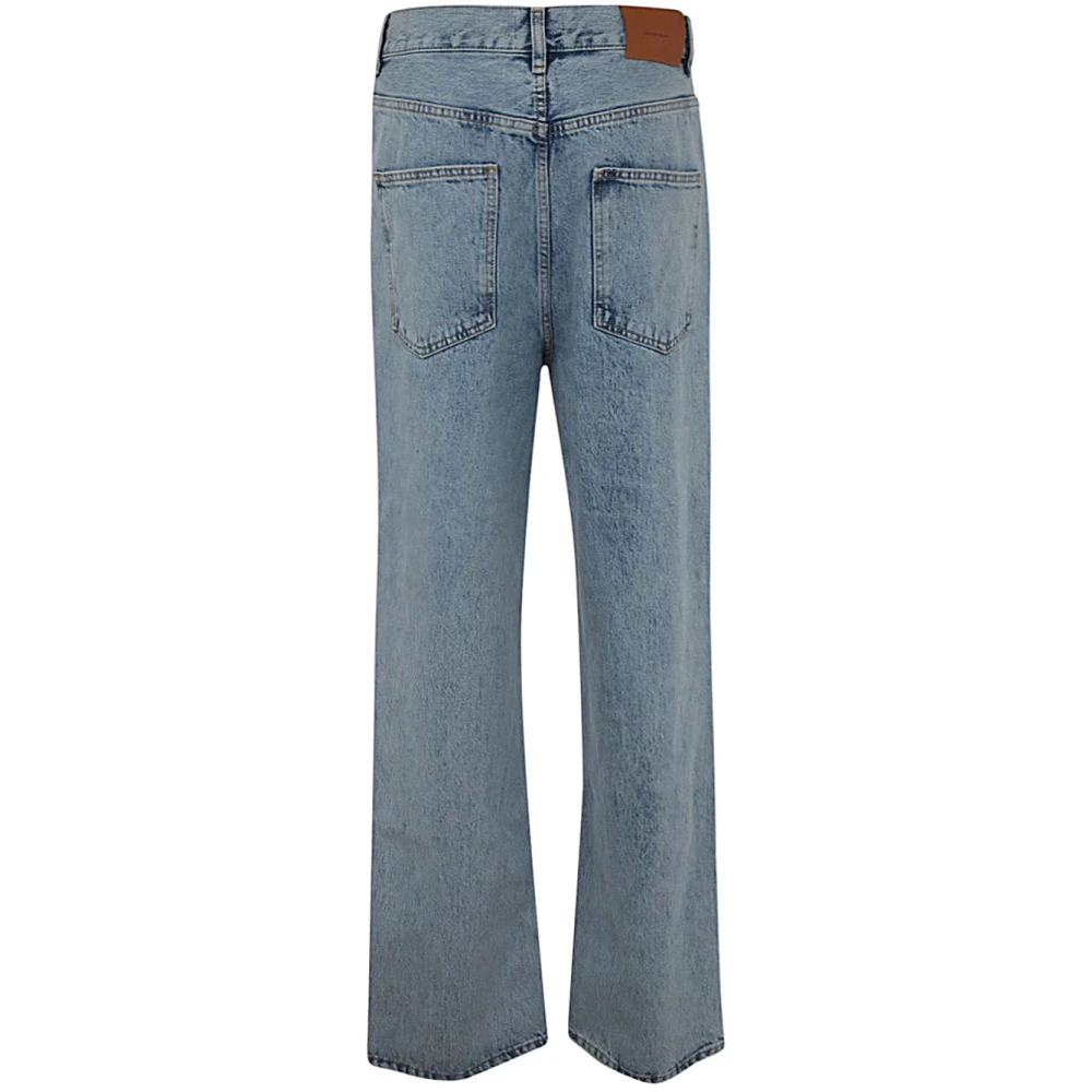 Wardrobe.nyc Blauwe Low Rise Jeans Blue Dames