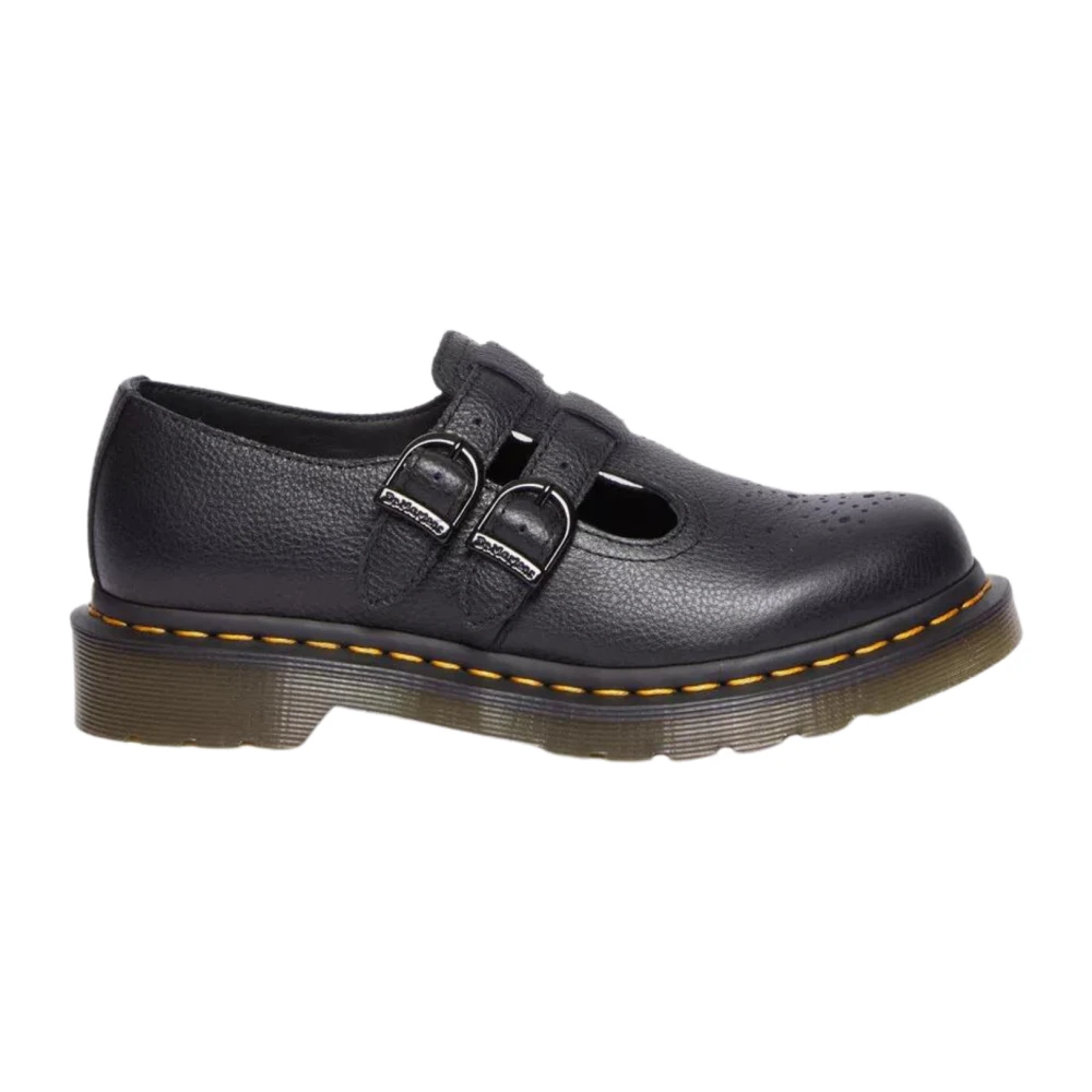 Dr. Martens Donna Nero - Scarpe Basse In Pelle Nera Collezione - Shoes - 39 Eu - Immagine 5