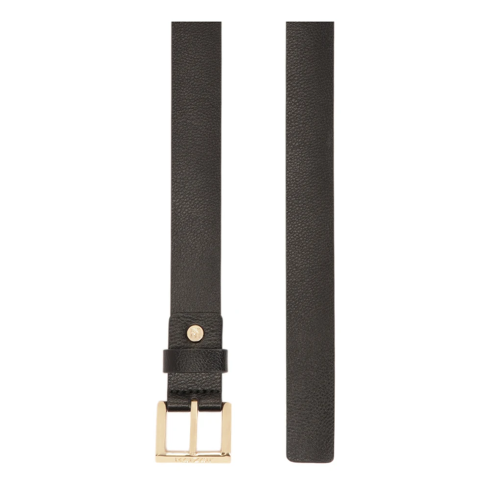 Kazar Zwart leren strikceintuur Black Dames
