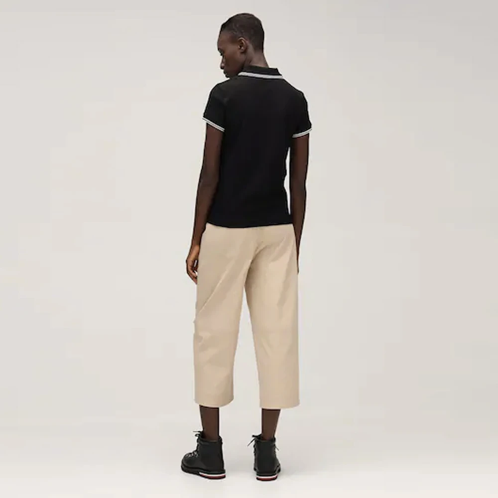 Moncler Culottes in katoen-elastaanmix Beige Dames