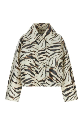 Jacka i Laminerad Zebra