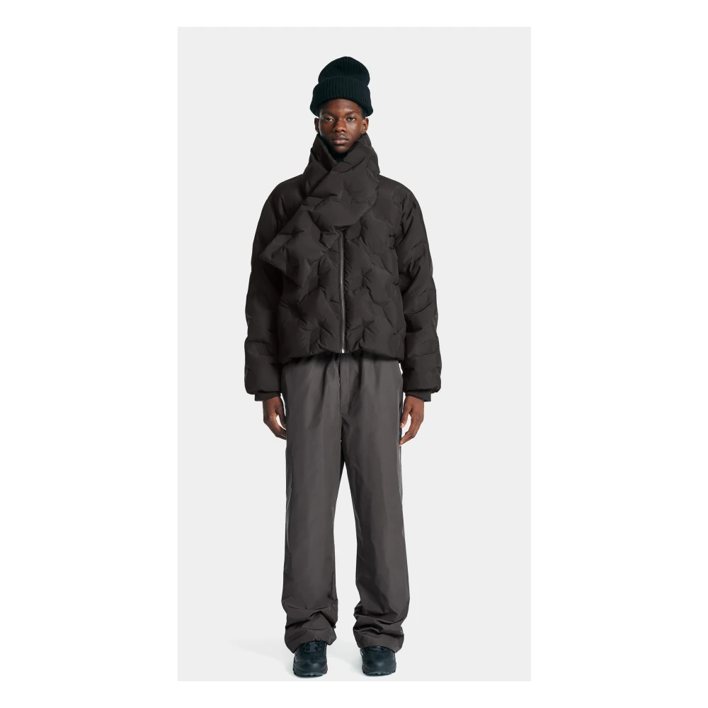 Daily Paper Monogram Puffer Jas Black Heren