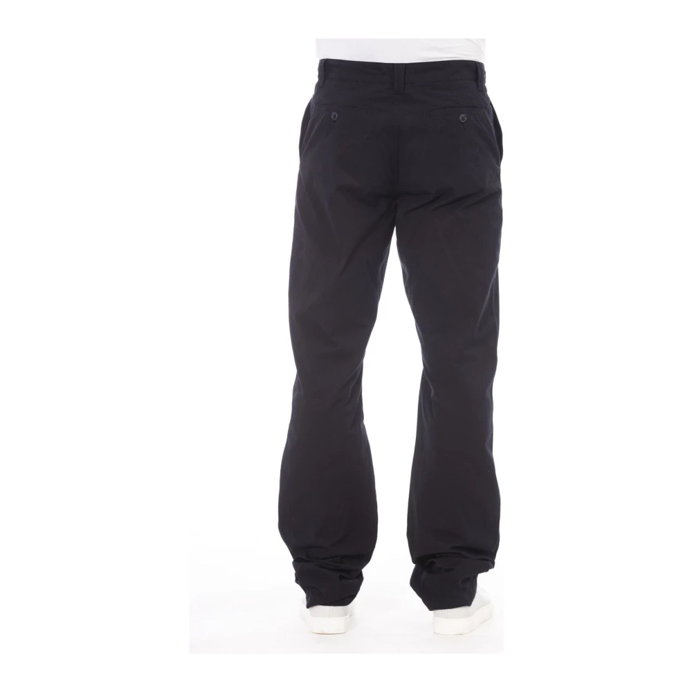Alpha Studio Tijdloze Elegantie Broek Blue Heren