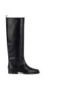 black-leather-equestrian-boot