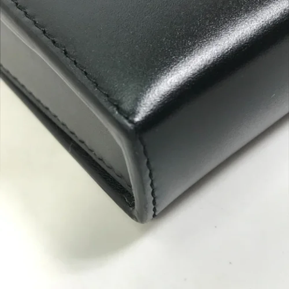 Dior Vintage Pre-owned Leather dior-bags Black Dames