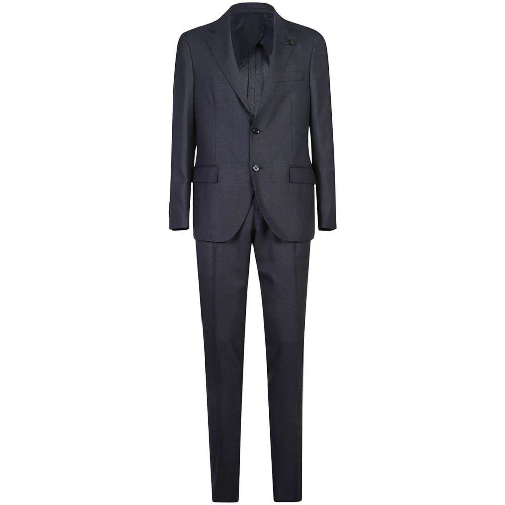 Lardini Zwarte Jurk voor Mannen Aw24 Black Heren