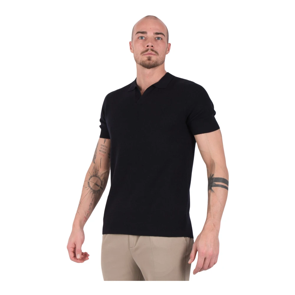 Kiefermann Donkerblauwe Polo Shirt Nilas Blue Heren