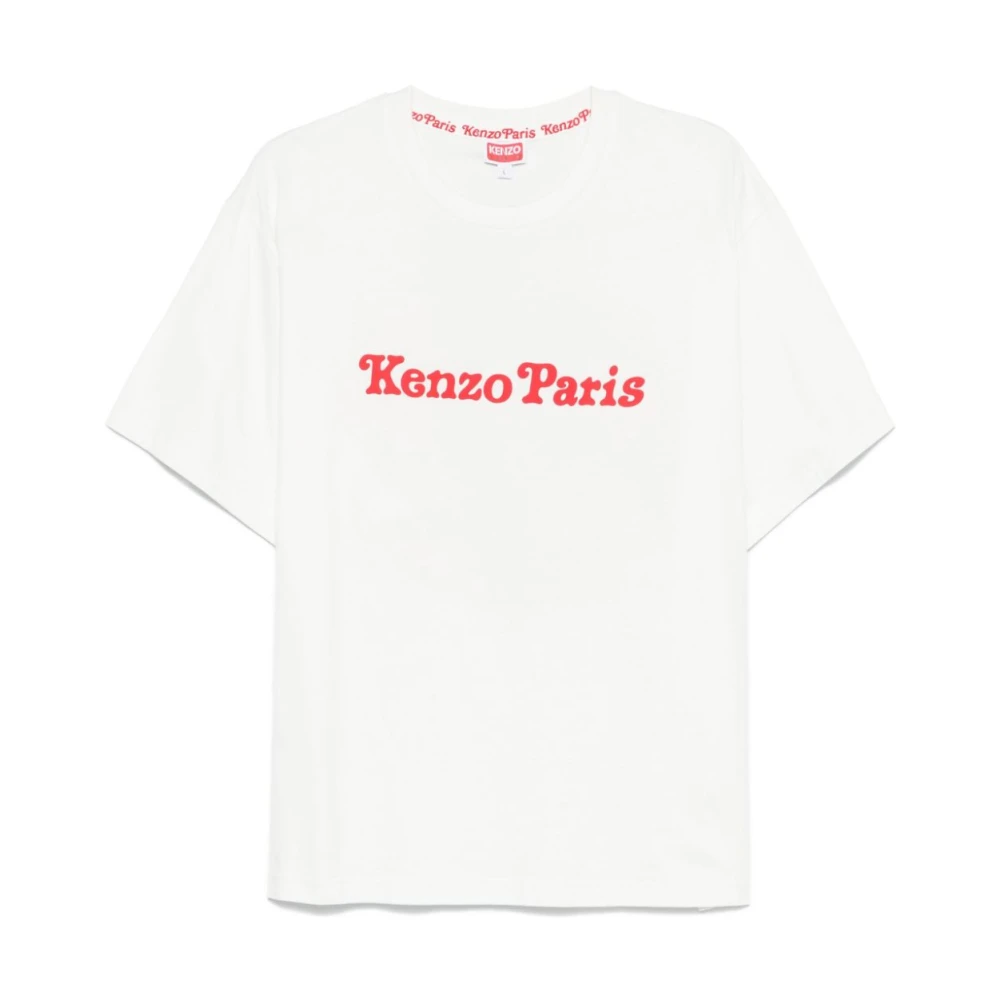 Kenzo Witte Crew Neck T-shirts en Polos White Heren