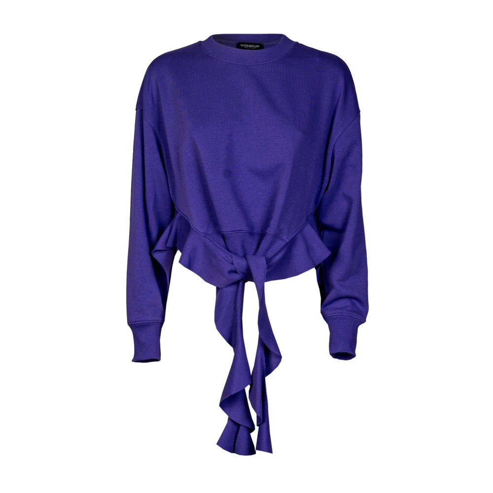 Dondup Stijlvolle Sweatshirts voor Dagelijks Comfort Purple Dames