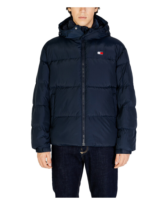 veste-bleue-en-polyester-imprime-automne-hiver