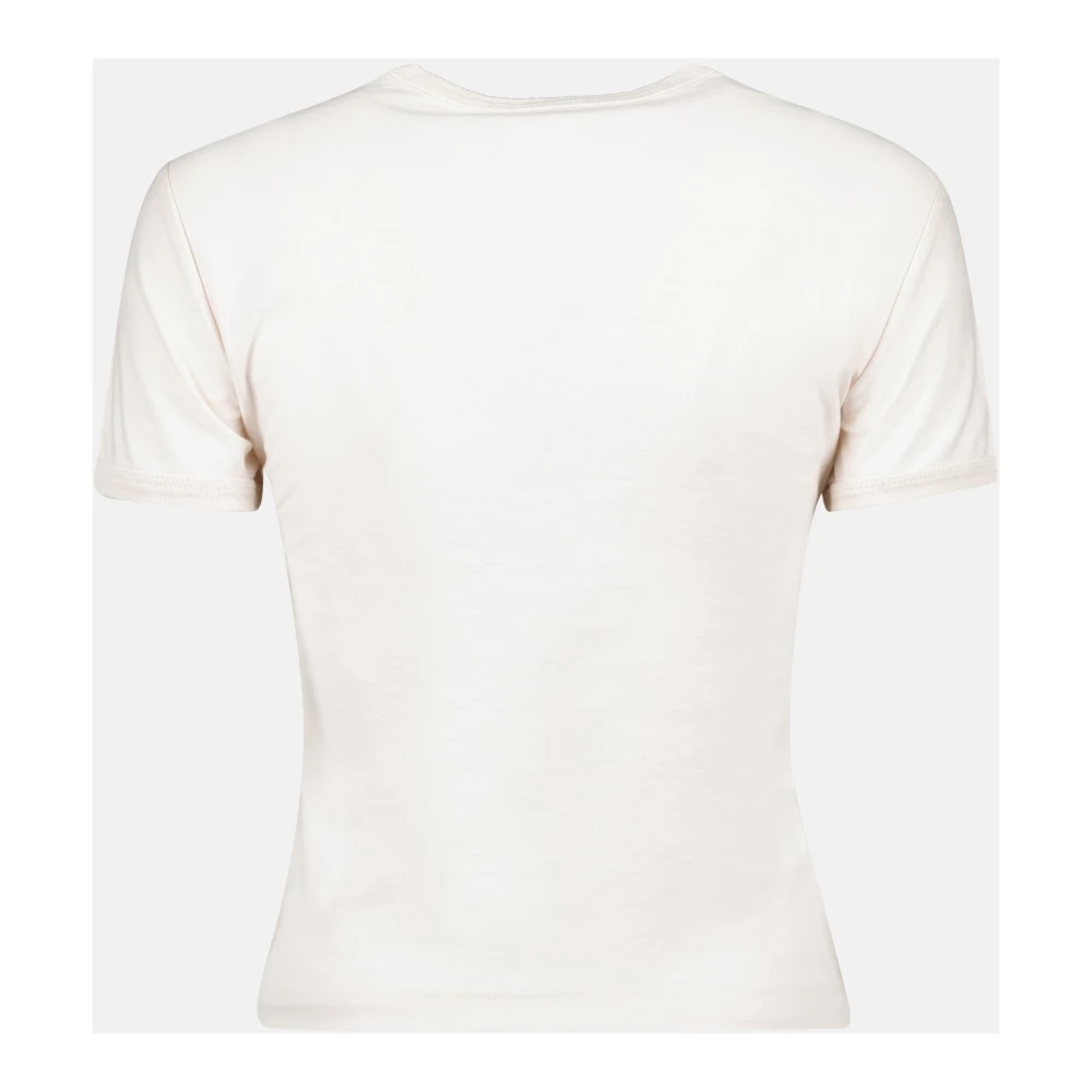 Diesel Witte Katoenen T-Malun T-shirt White Dames