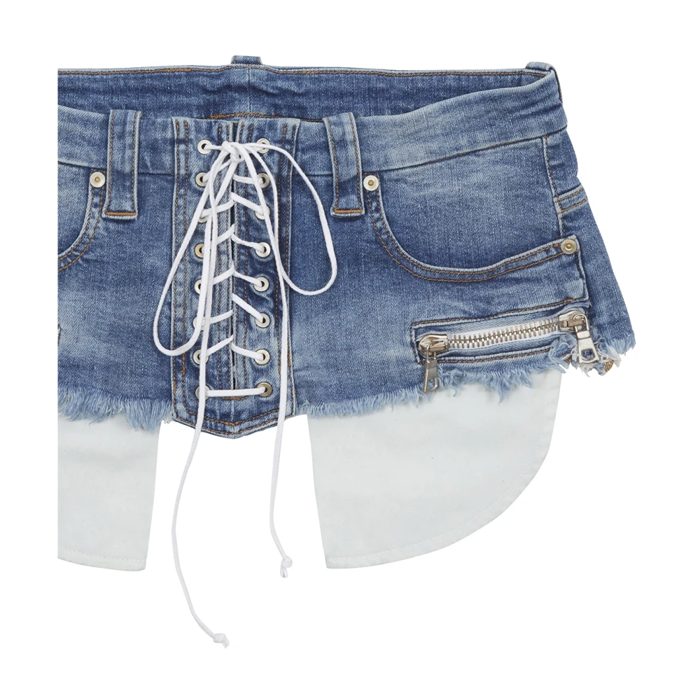 Unravel Project Denim rokken Blue Dames