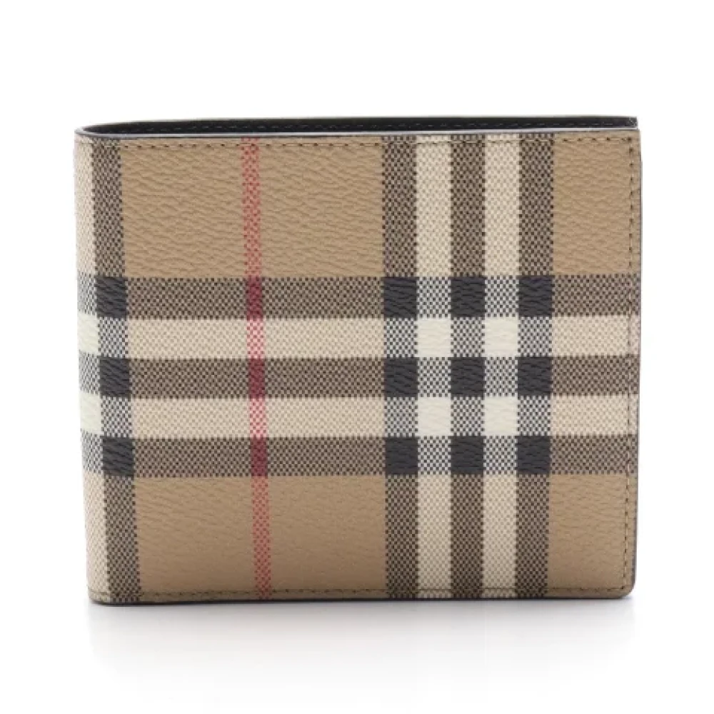 Burberry Vintage Pre-owned Canvas wallets Multicolor Heren