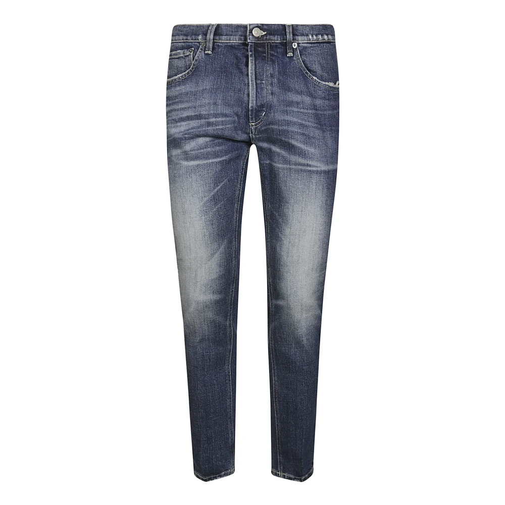 Dondup Brighton Gewassen Jeans Blue Heren