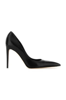 Leather Pointed Toe High-Heeled Pumps