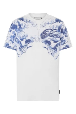 Rundhalsad T-shirt Keramiska Döskallar
