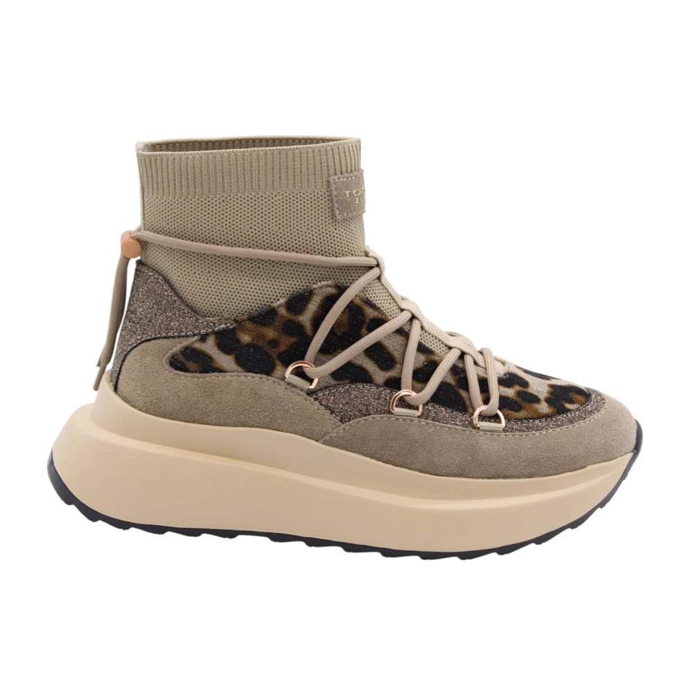 Tosca Blu Kornoelje Sneaker Dames Schoenen Beige