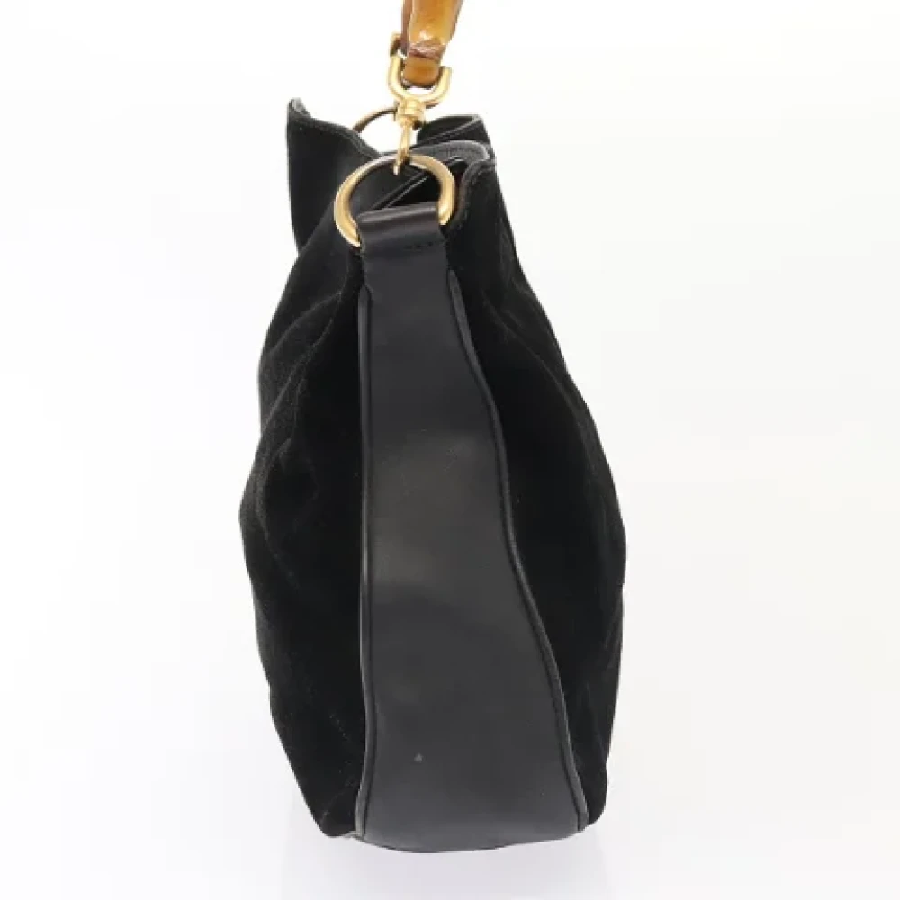 Gucci Vintage Pre-owned Leather handbags Black Dames