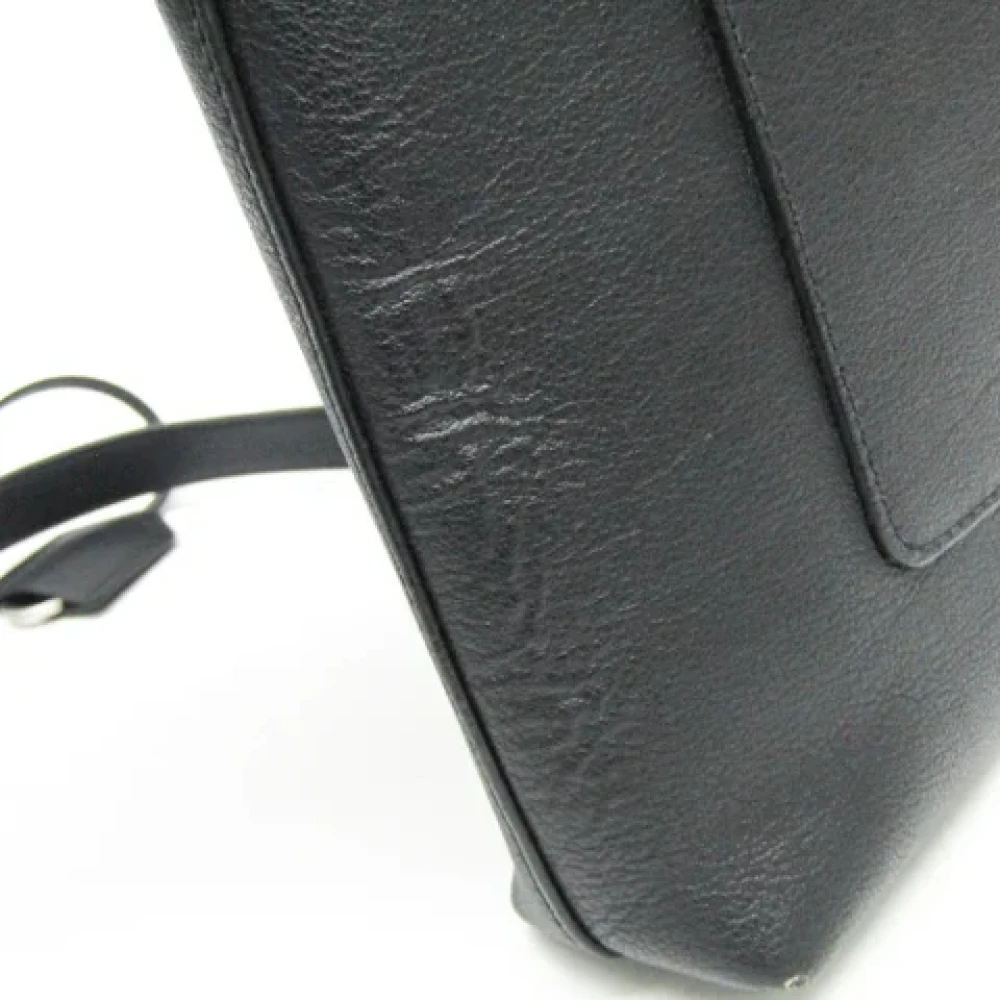 Yves Saint Laurent Vintage Pre-owned Leather shoulder-bags Black Dames