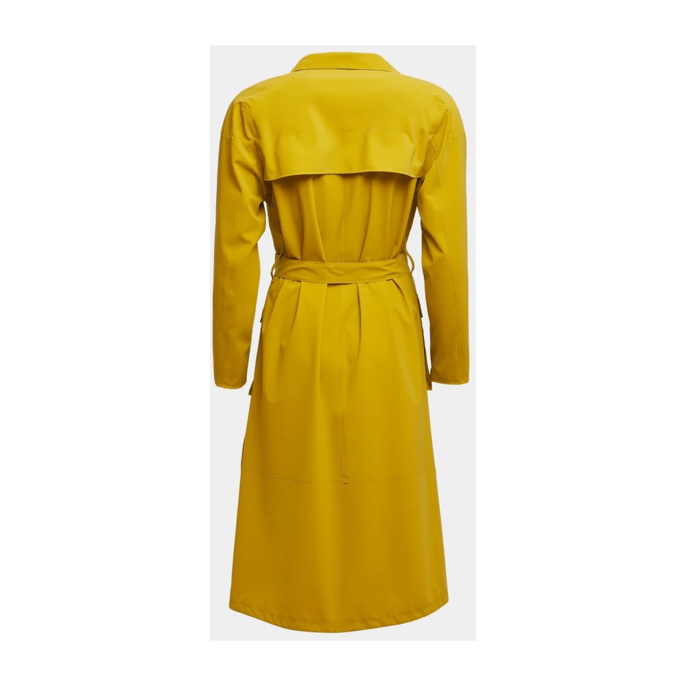 Stutterheim Matte Trenchcoat met Modern Design Yellow Dames
