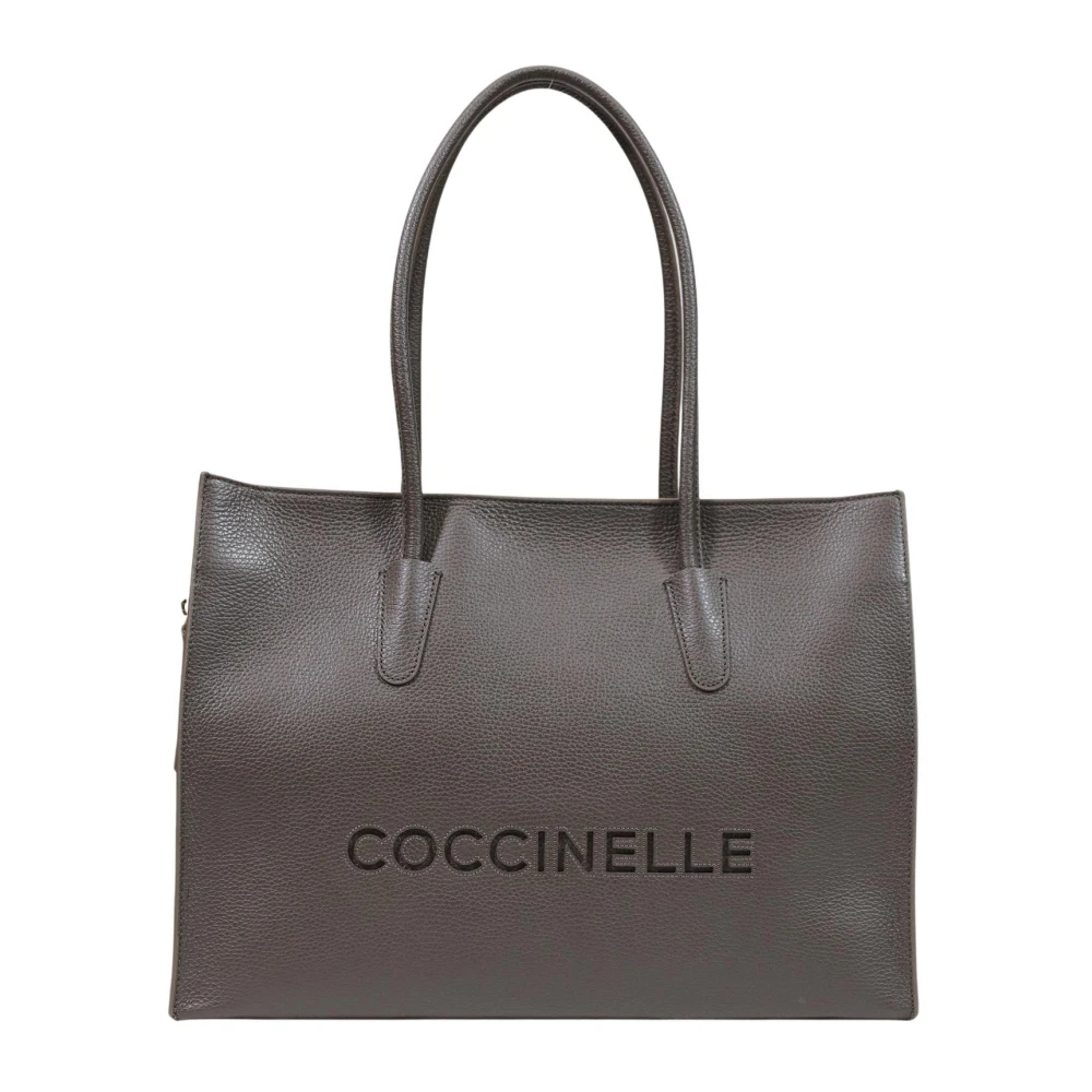 COCCINELLE shopper bag Myrtha26 Handbag Grained Leather Fango - Image 2