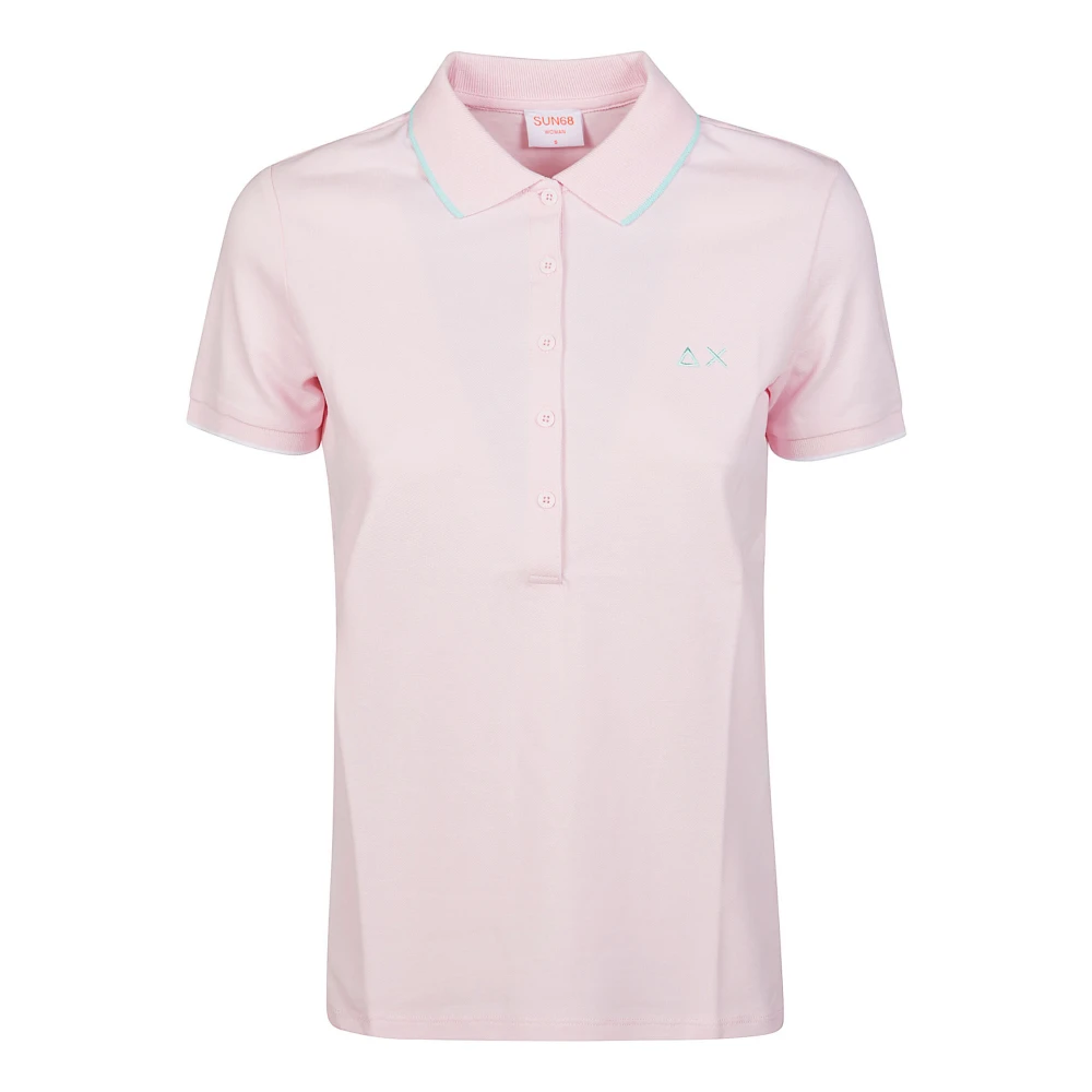 Sun68 Bordini Polo Shirt Pink Dames
