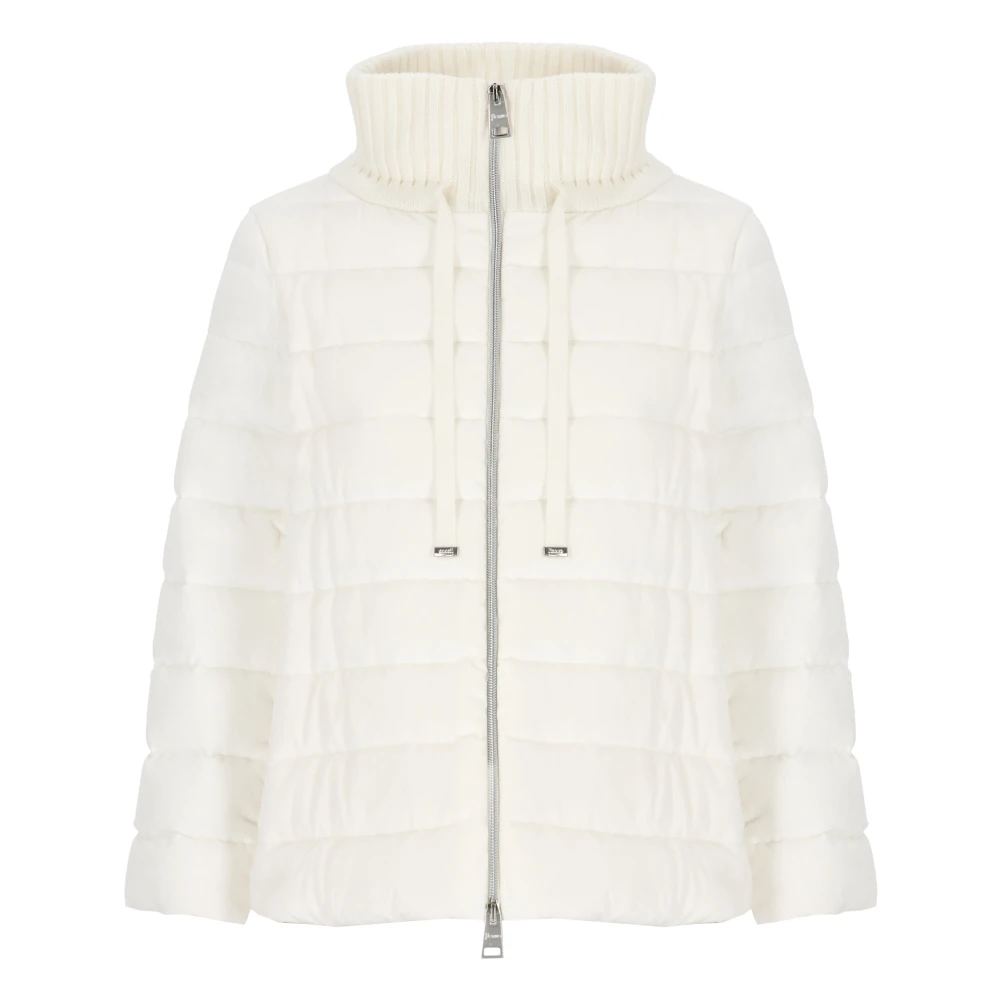 Corduroy Quilted Down Jacket Kvinne