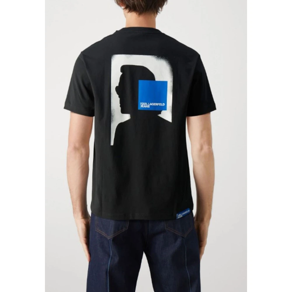 Karl Lagerfeld Heren Regular Korte Mouw Tee Black Heren