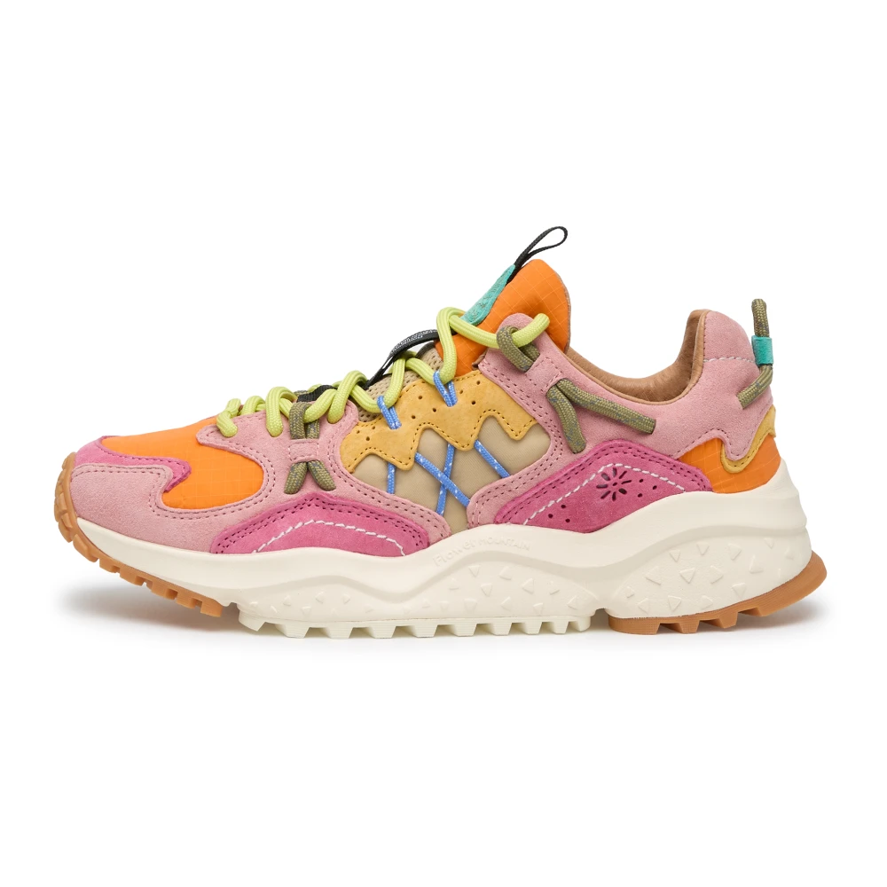 Flower Mountain Women's Multicolor Sneakers, 5 Uk, Yamabushi Trainers