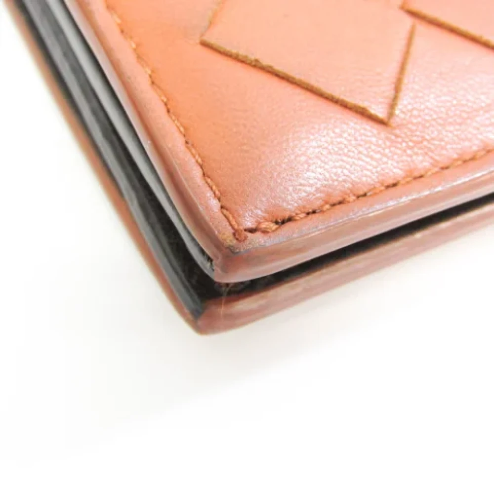Bottega Veneta Vintage Pre-owned Leather wallets Brown Dames